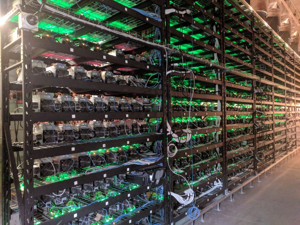 bitcoin mining space